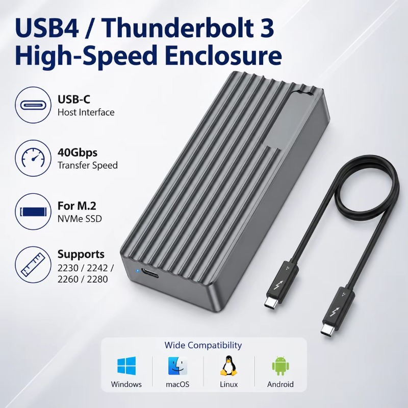 Boîtier SSD M.2 NVMe TBT3/USB4 - External Ssd avis et prix