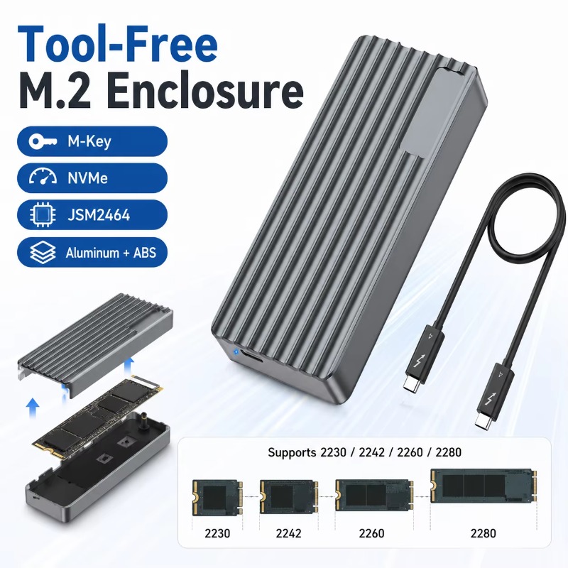 Boîtier SSD M.2 NVMe TBT3/USB4 - External Ssd avis et prix
