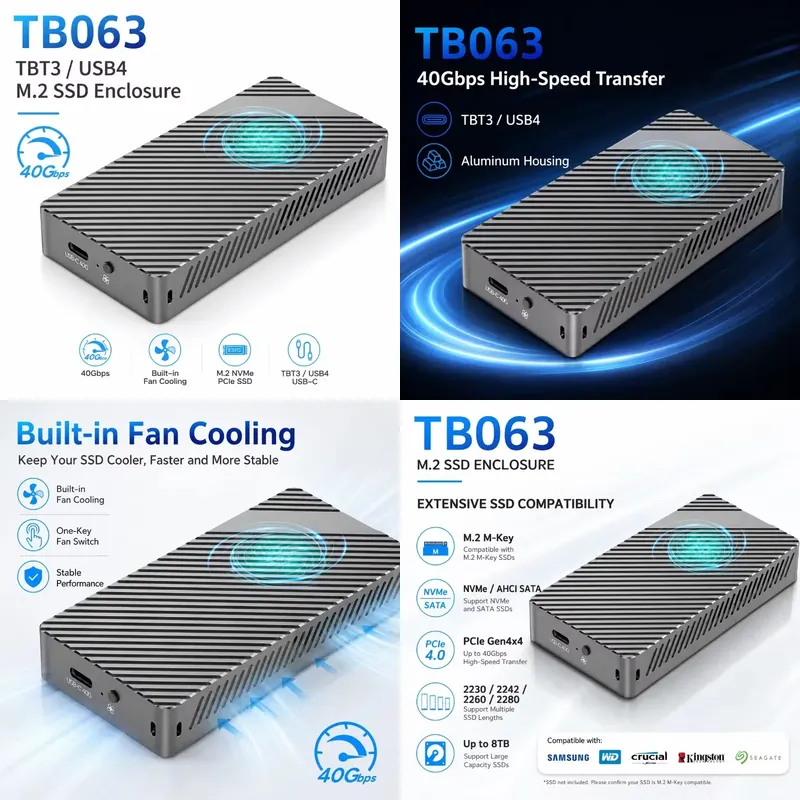 AP01 pour boîtier SSD M.2 USB4 - Nvme Ssd avis et prix